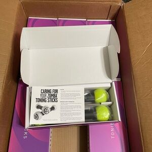 New in box 1 lb zumba toning sticks